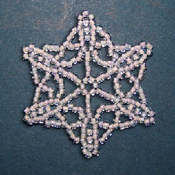 completed snowflake pattern